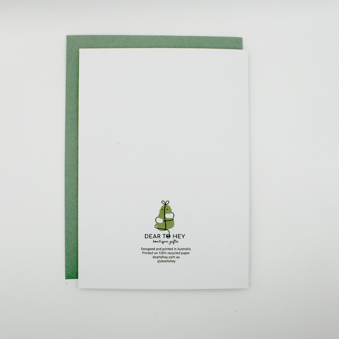 Plant Crazy Bear Birthday Card