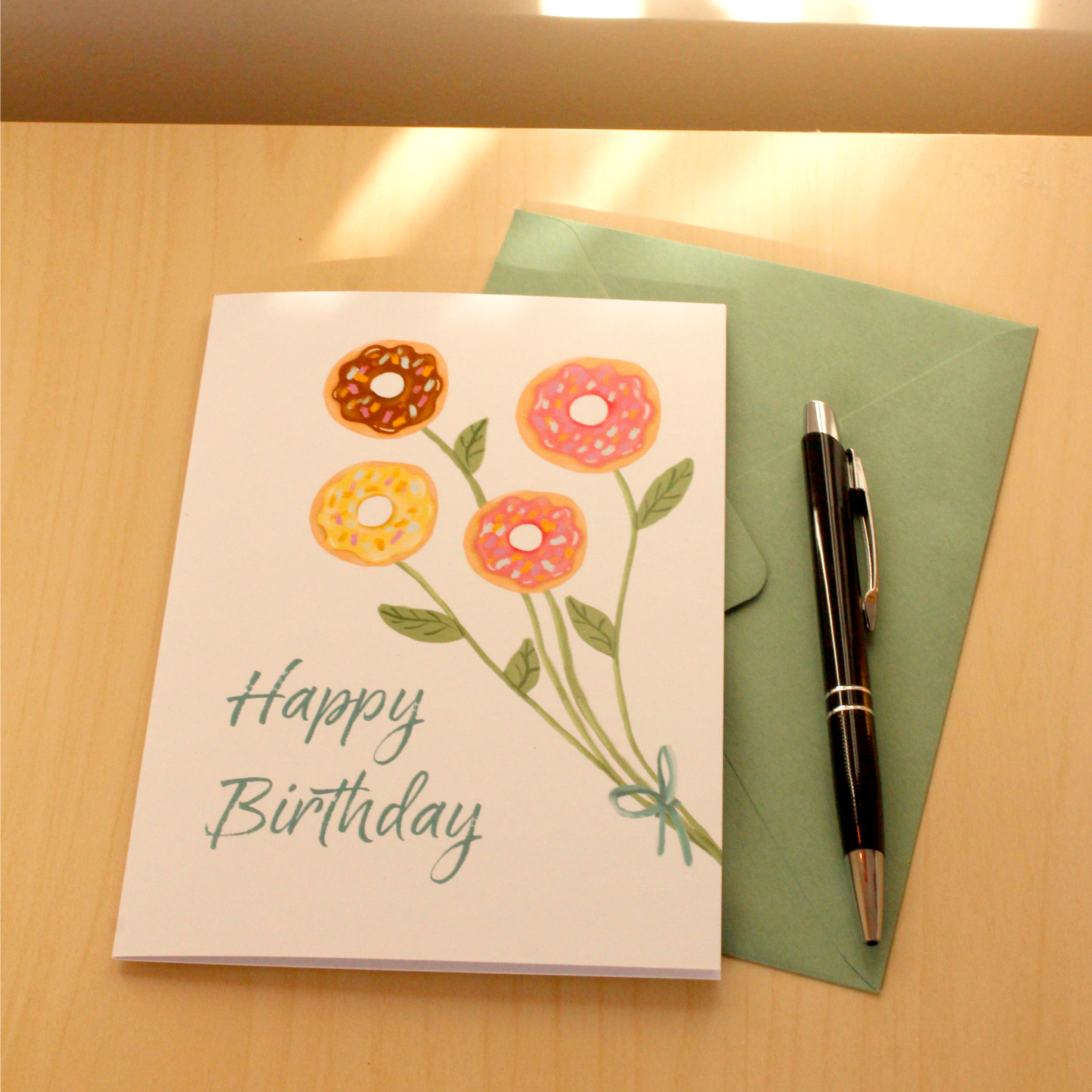Donut Birthday Card