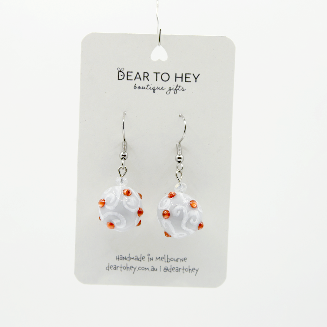 Christmas Hoilday Bauble Earrings - Jazz Club