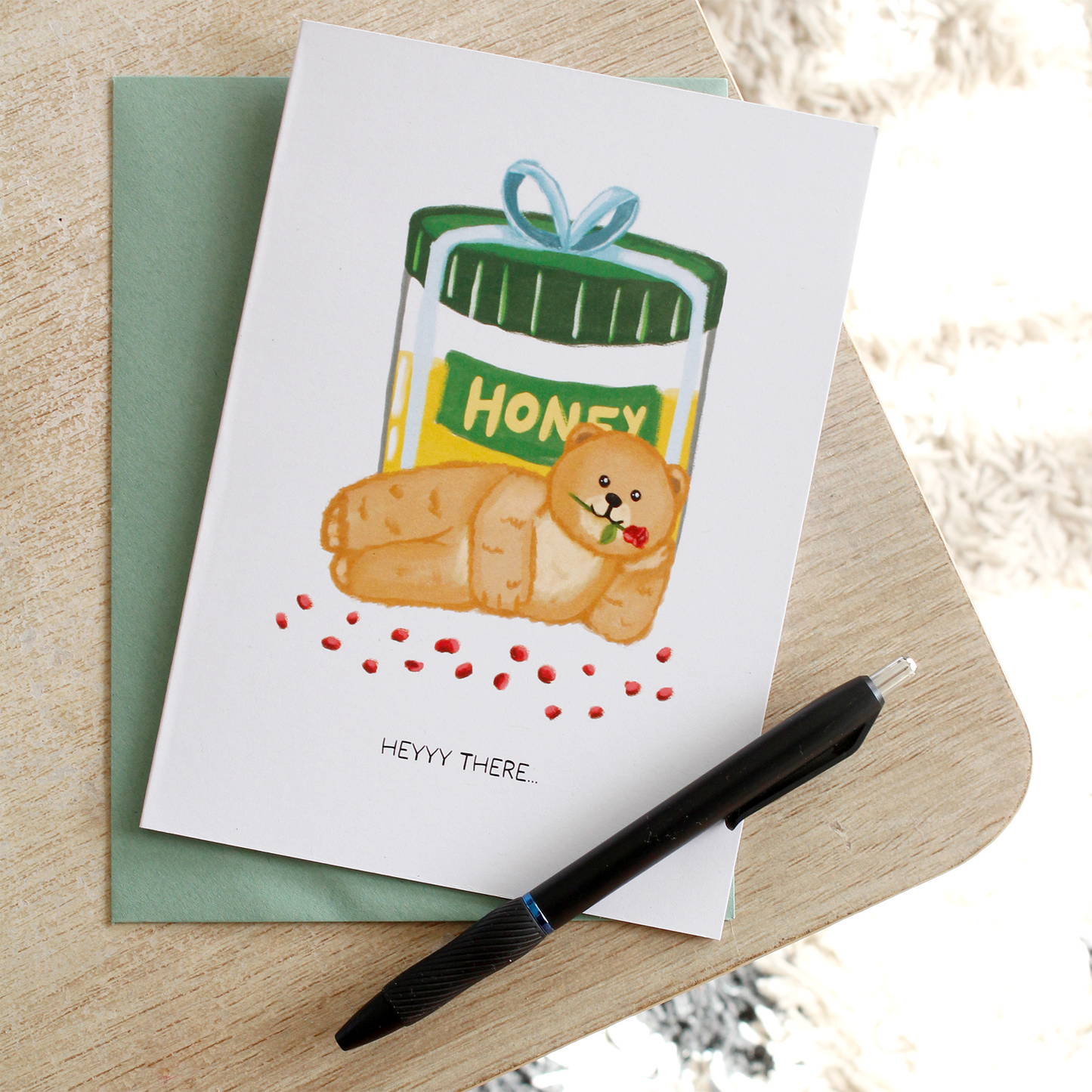 Bear With Honey Jar