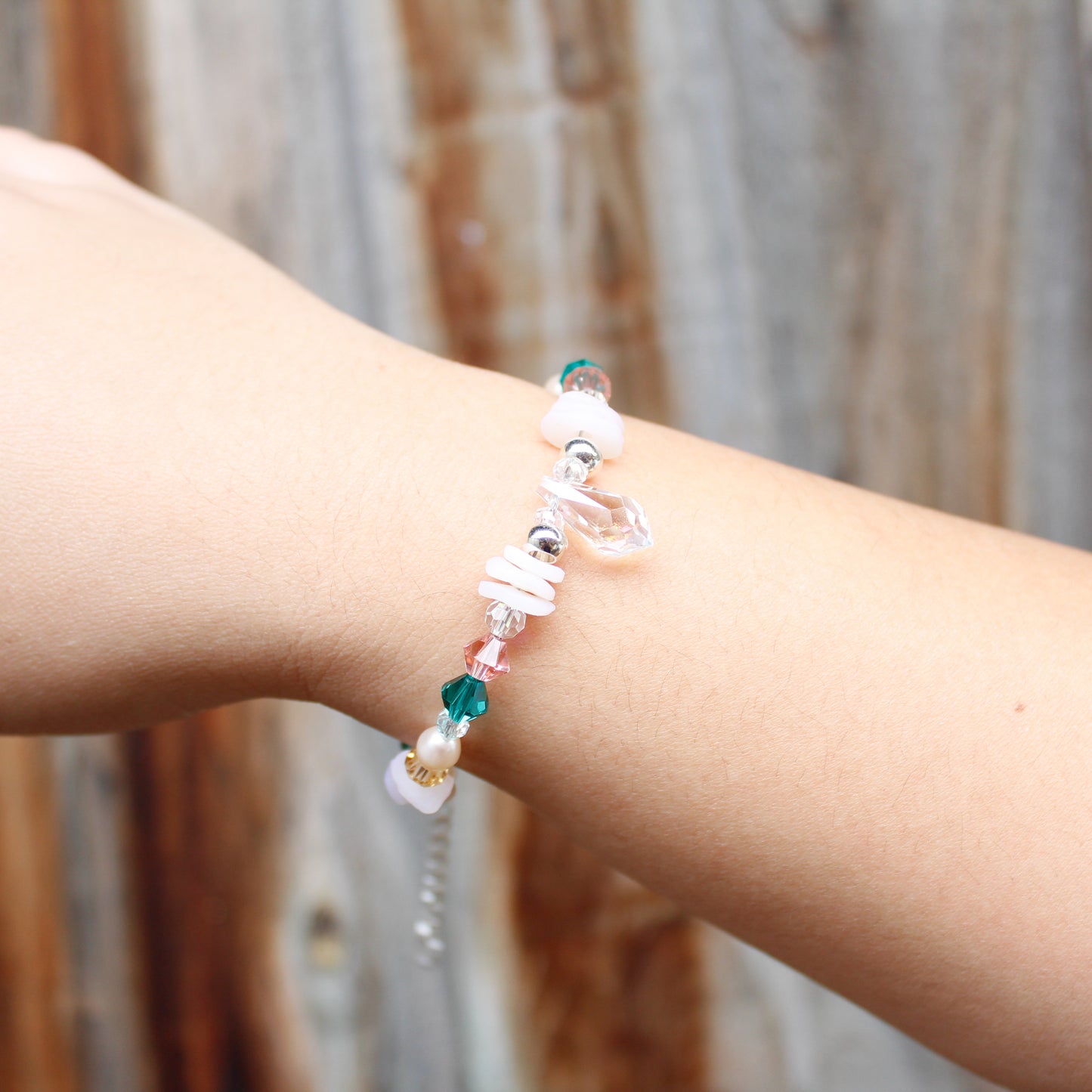 Saxon Crystal Glass Bracelet