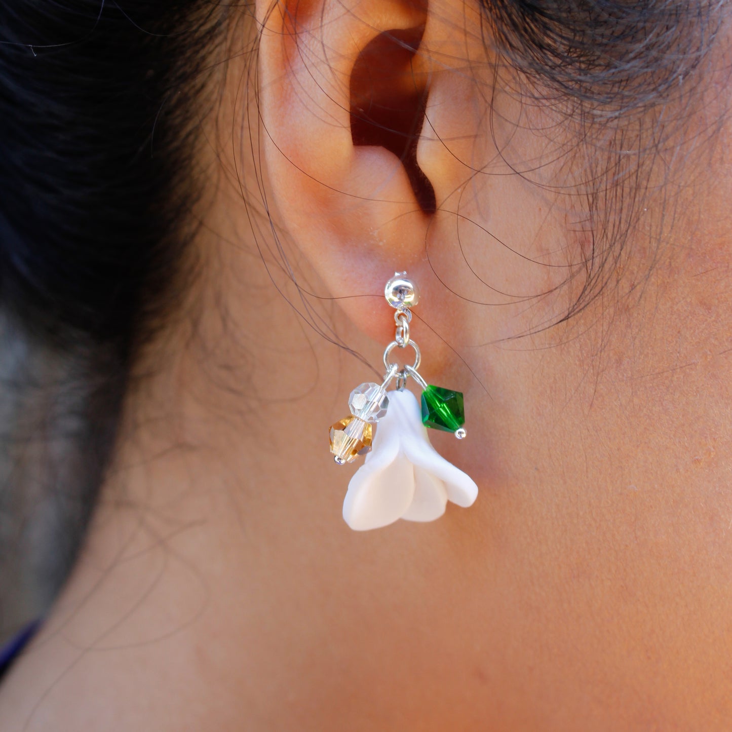 Sampaguita Dangle Earrings