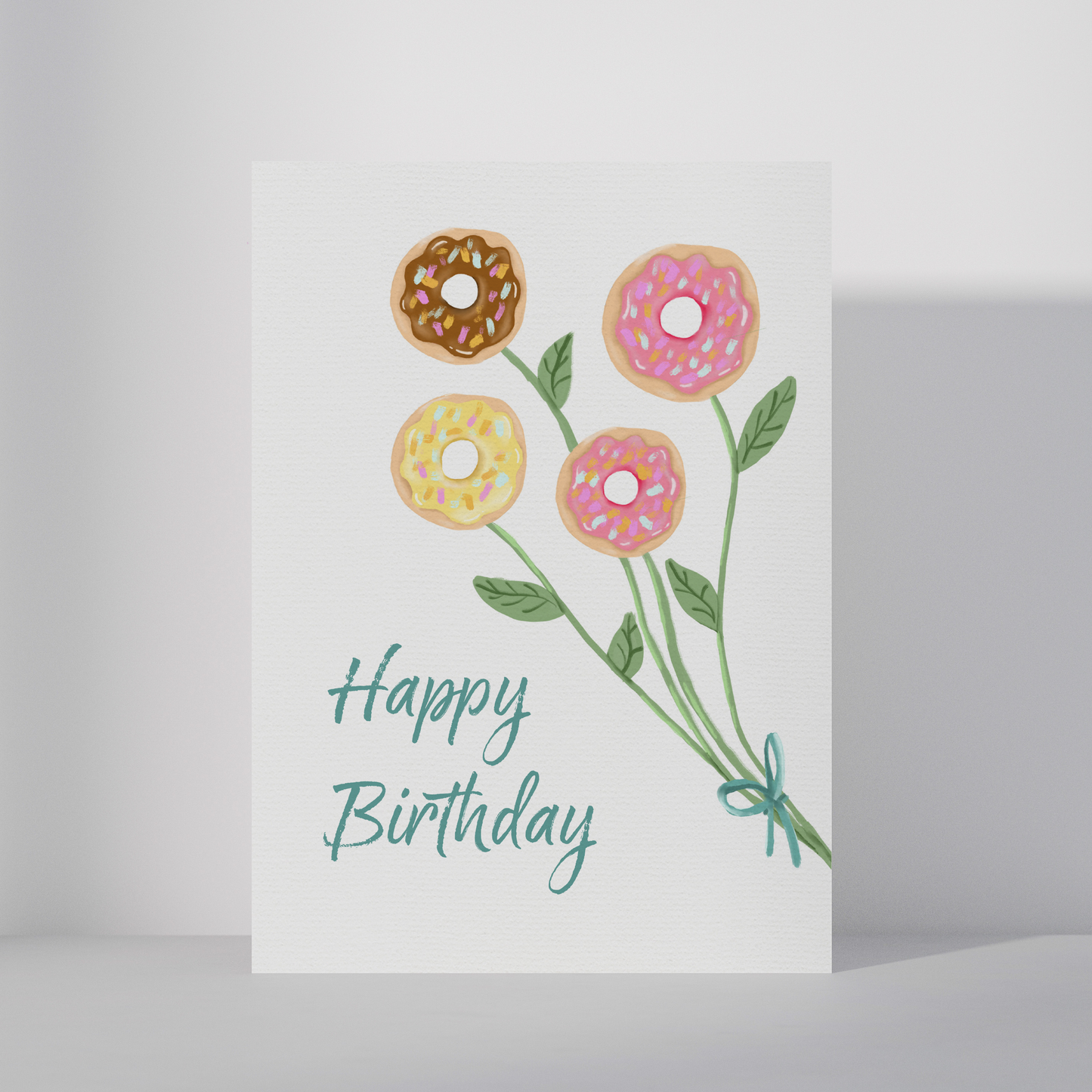 Donut Birthday Card