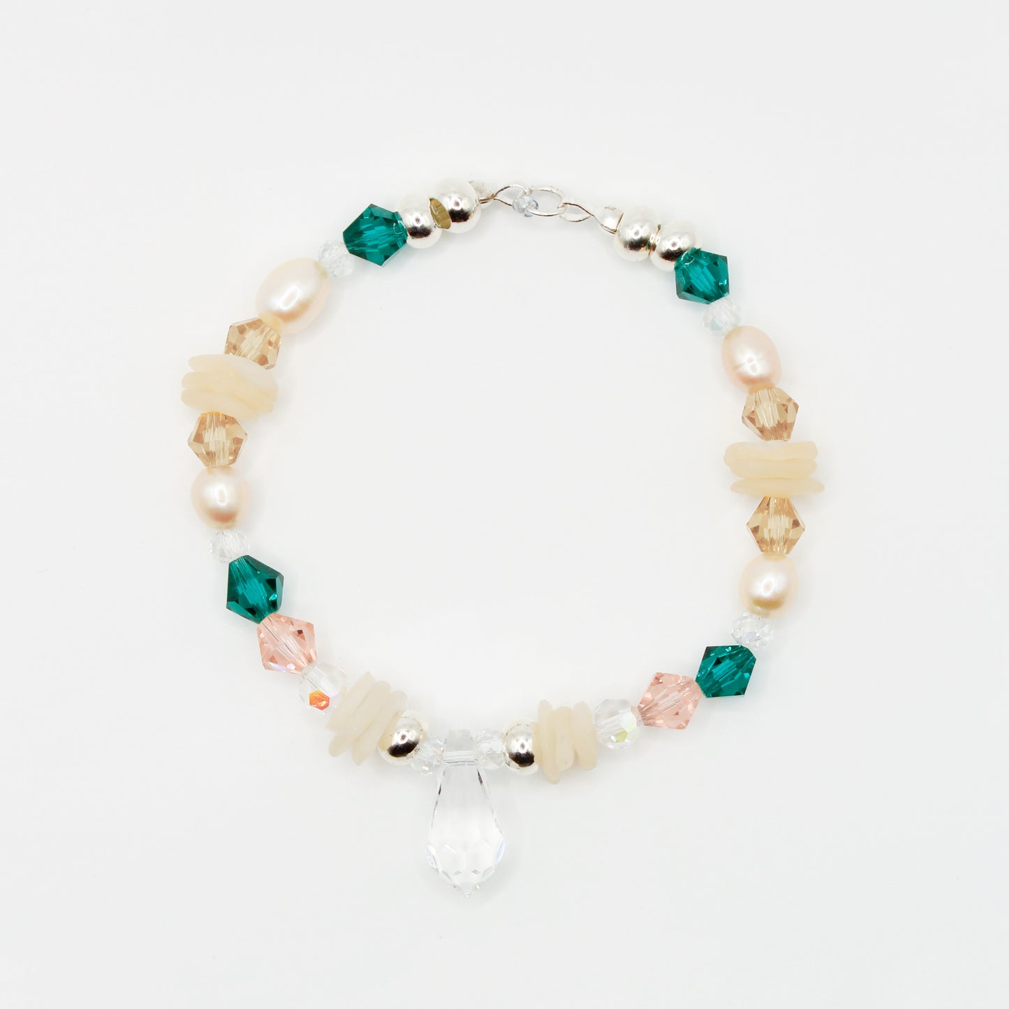 Saxon Crystal Glass Bracelet