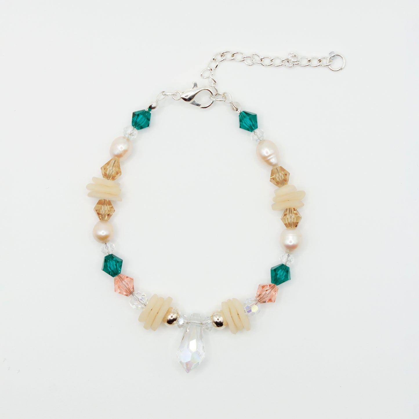 Saxon Crystal Glass Bracelet