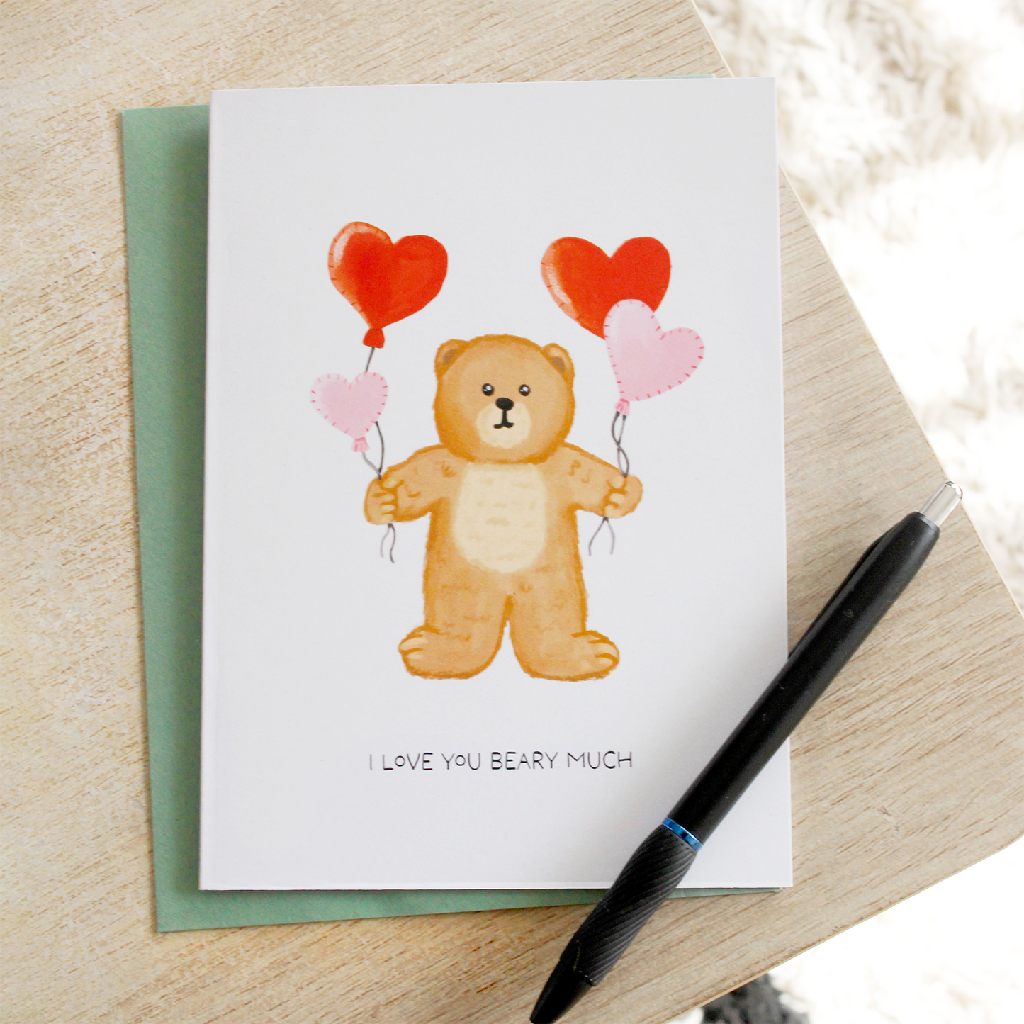 Bear With Balloons