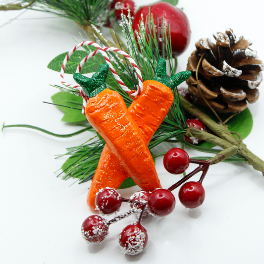 Carrot bunch Ornament