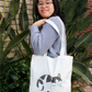 Loafing Cat Canvas Bag - Mia