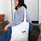 Loafing Cat Canvas Bag - Nicholas