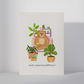 Plant Crazy Bear Birthday Card