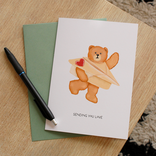 Sending You Love Greeting Card