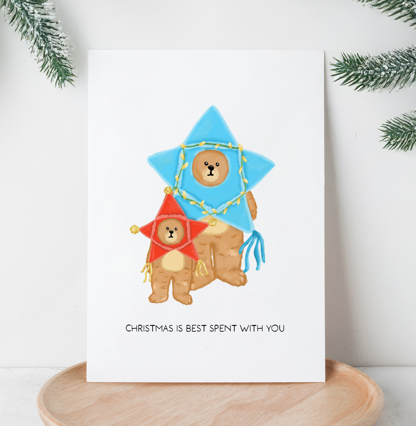 Parol Costume Cute Christmas/Holiday Card